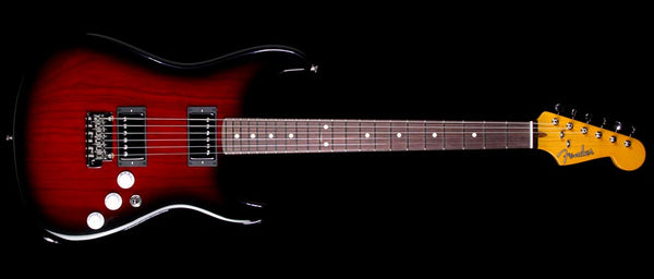 Fender Custom Shop Music Zoo Exclusive Hardtop Stratocaster  Double-Humbucker Electric Guitar Black Cherry Burst #R78685
