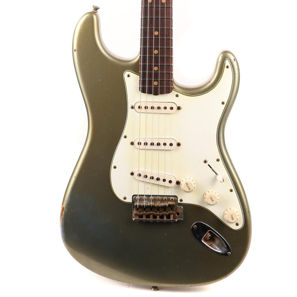 Fender Custom Shop 1964 Stratocaster Relic Aged Ice Blue Metallic  Apprentice Built George Ruiz Used #R118311