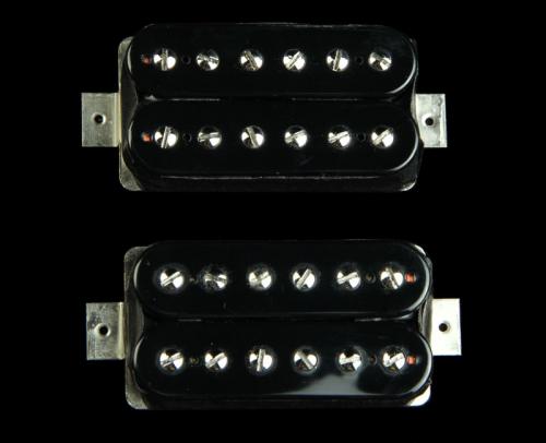 Bare Knuckle Aftermath Standard Spacing Pickup Set (Black Open-Coil)