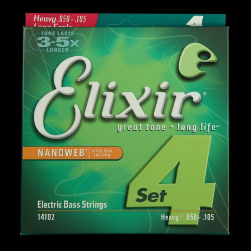 Elixir Nanoweb Bass Strings (Heavy 50-105)