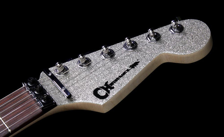 Charvel Super Stock SD1 FR Electric Guitar Silver Sparkle