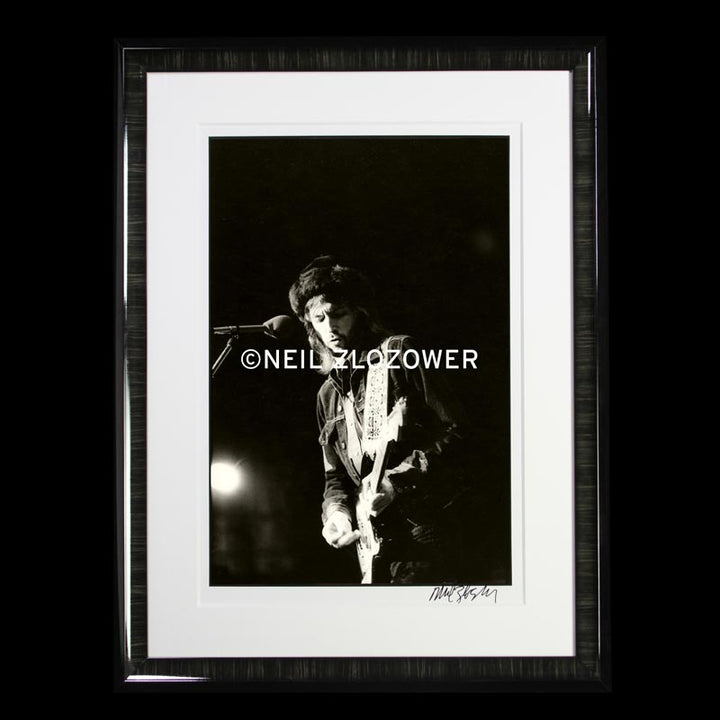 Eric Clapton Custom Framed Photo By Neil Zlozower 20 x 24 1970