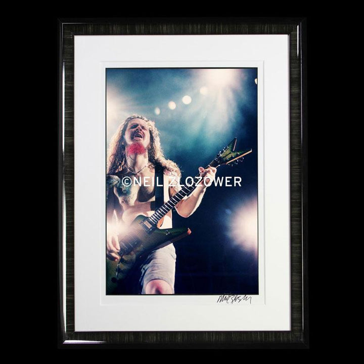 Dimebag Darrell Custom Framed Photo By Neil Zlozower 20 x 24 1995