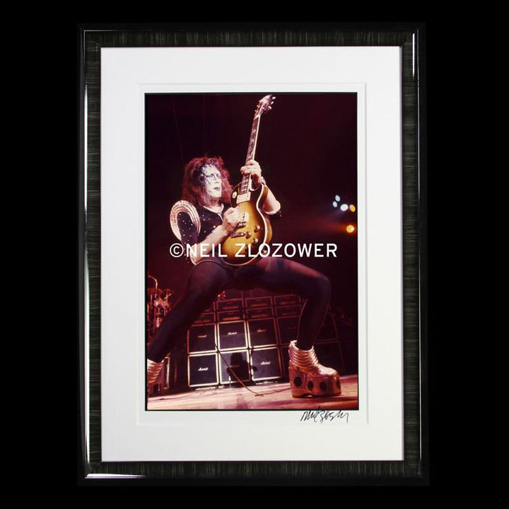 Ace Frehley Custom Framed Photo By Neil Zlozower 20 x 24 1976