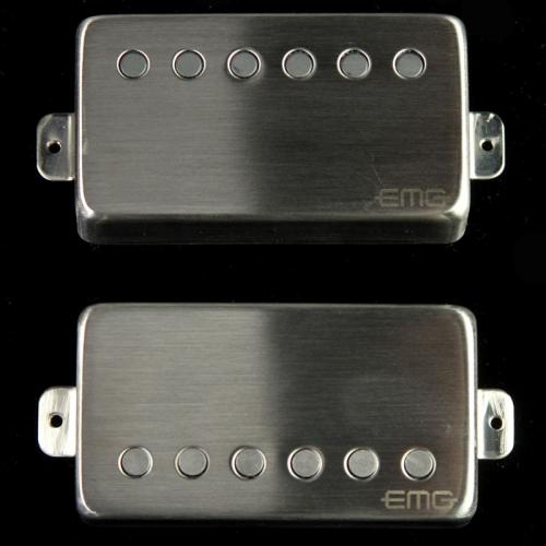 EMG JH HET Set James Hetfield Signature Humbucker Pickup Set Brushed Chrome