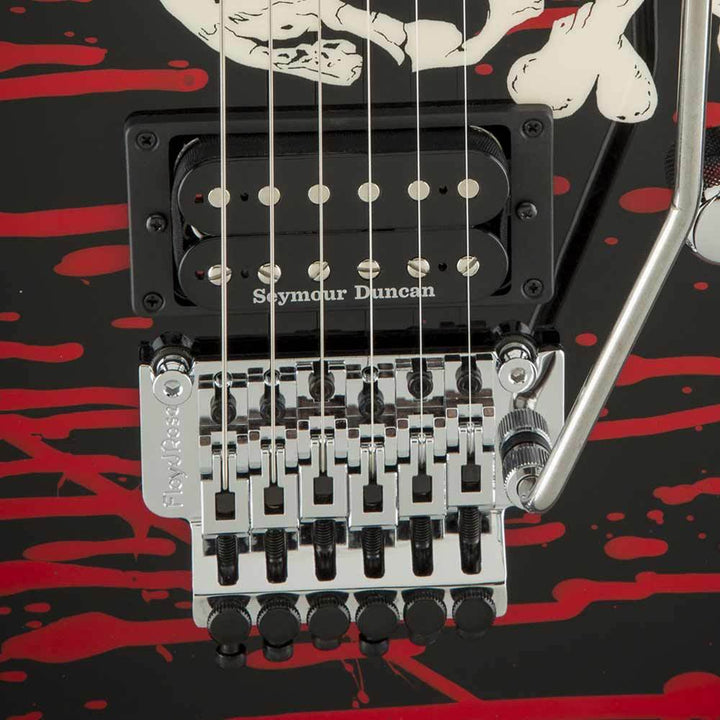 Charvel Pro Mod Warren DeMartini San Dimas Skull Graphic