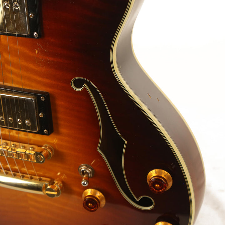 Eastman T185MX Thinline Semi-Hollow Sunburst 2008