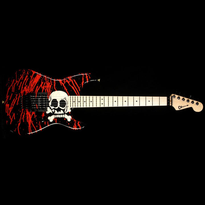 Charvel Custom Shop Warren DeMartini San Dimas Electric Guitar Skull Graphic