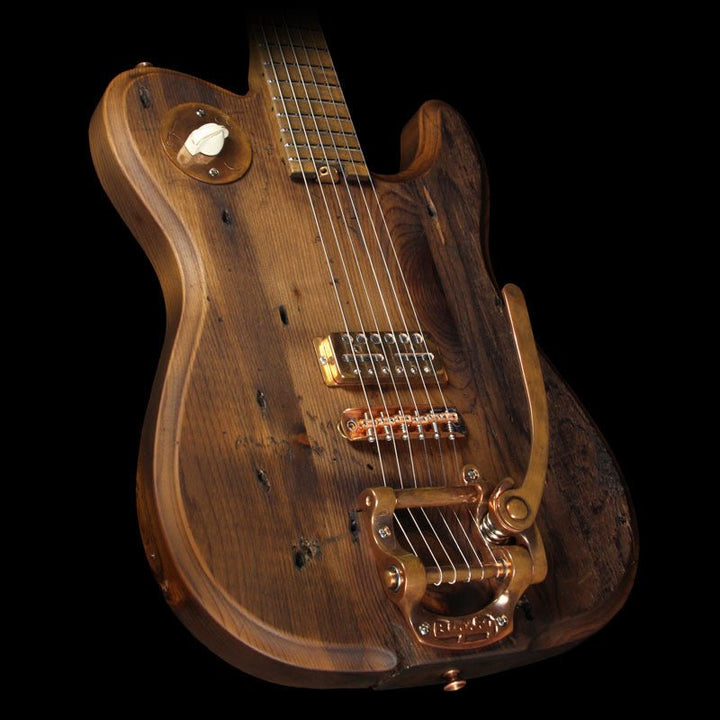 Charvel Custom Shop 2016 NAMM Display Masterbuilt Chip Ellis Style 2 Roasted Reclaimed Pine Electric Guitar