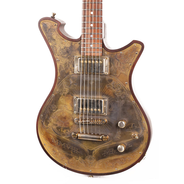 Wild Customs Wildone Engraved Top Guitar