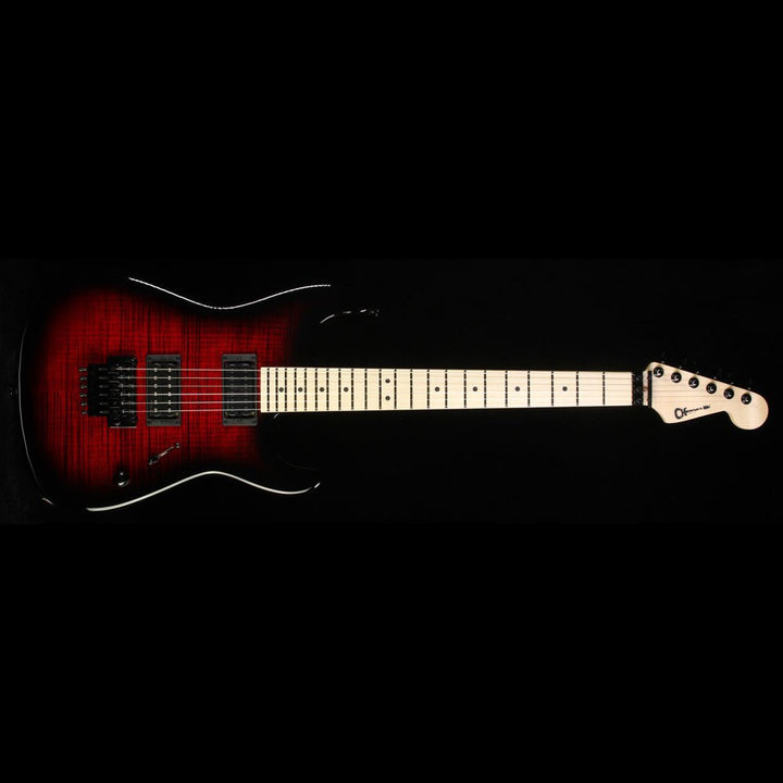 Charvel Custom Shop Basswood San Dimas Electric Guitar Trans Red Burst