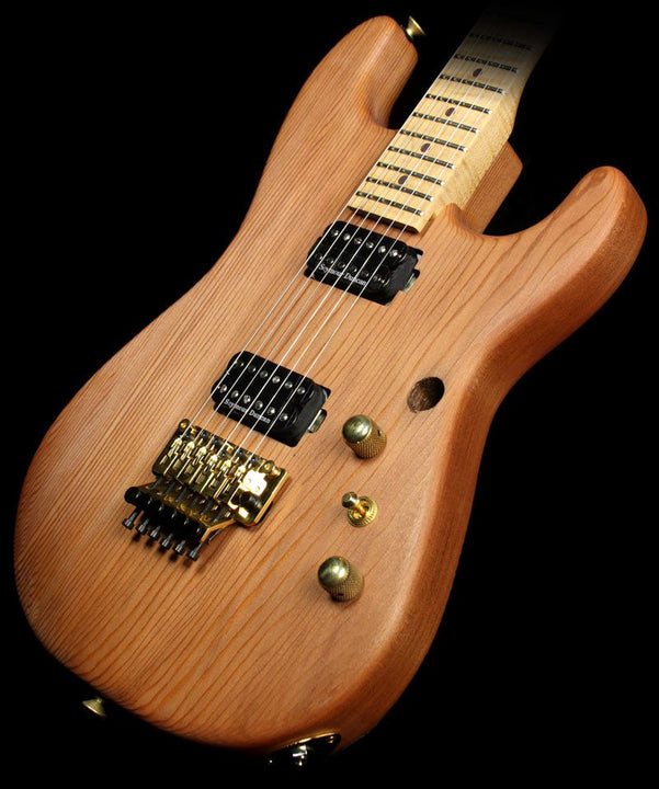 Charvel Custom Shop Exclusive Natural Series Carbonized Recycled Redwood San Dimas HH Electric Guitar