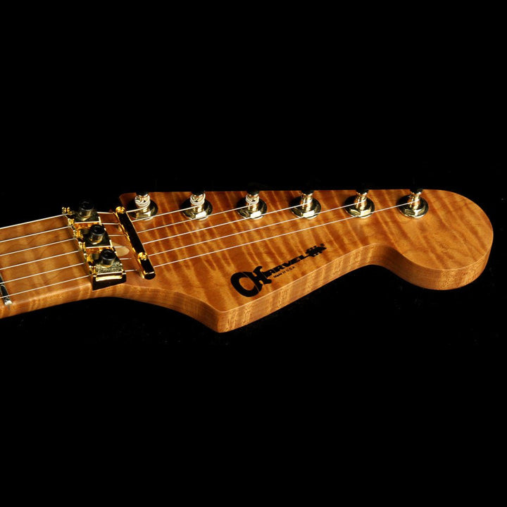 Charvel Custom Shop Music Zoo Exclusive Carbonized Recycled Redwood San Dimas HS Electric Guitar