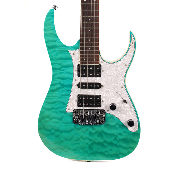 Ibanez Prestige RG2750QV Transparent Aqua Blue 2013