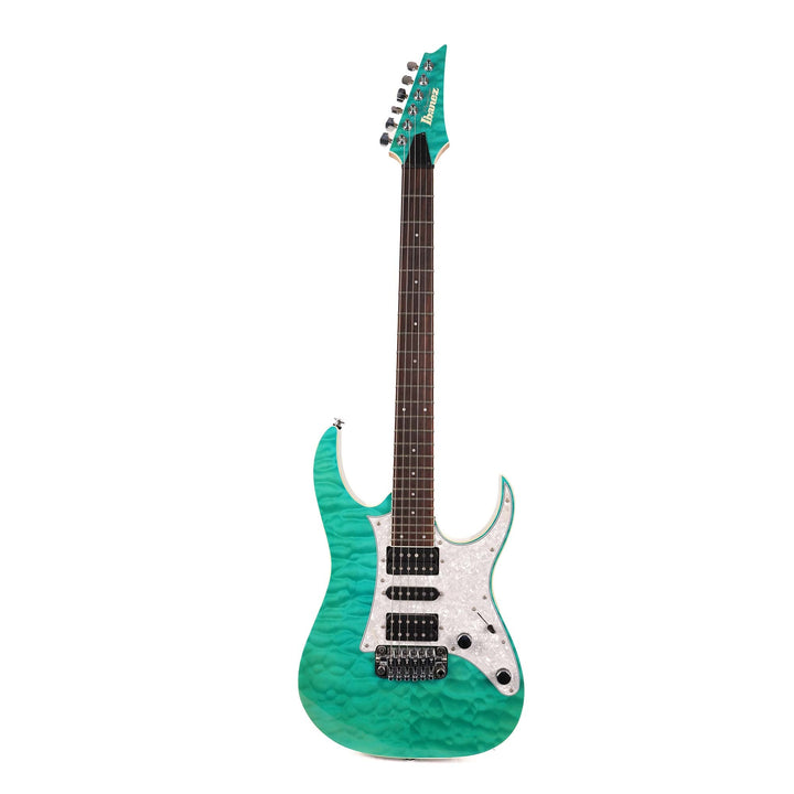 Ibanez Prestige RG2750QV Transparent Aqua Blue 2013