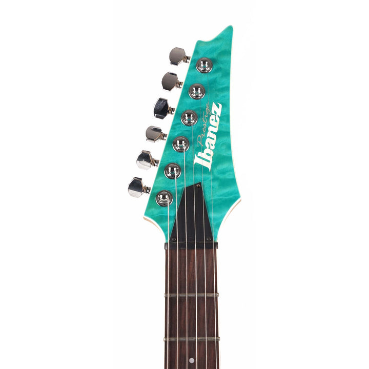 Ibanez Prestige RG2750QV Transparent Aqua Blue 2013