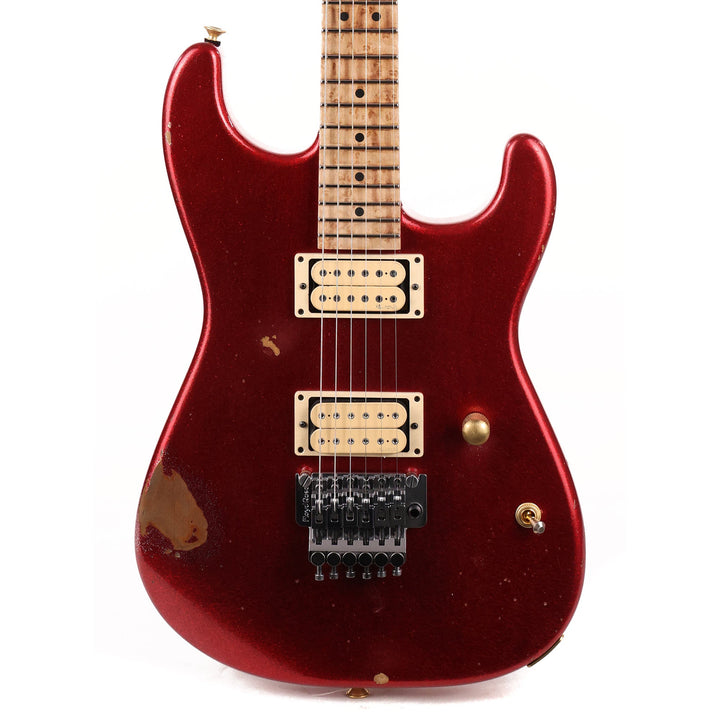 Charvel Custom Shop Nitro Aged San Dimas Red Sparkle Masterbuilt Red Dave 2022