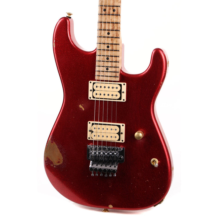 Charvel Custom Shop Nitro Aged San Dimas Red Sparkle Masterbuilt Red Dave 2022