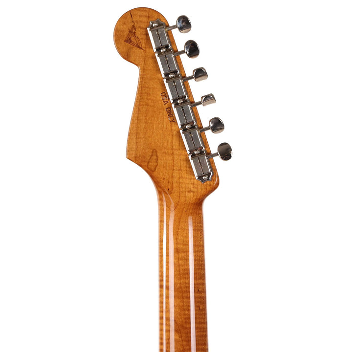 Fender Custom Shop 1963 Stratocaster Brazilian Rosewood Board Masterbuilt Yuriy Shishkov Tobacco Burst Edge Top