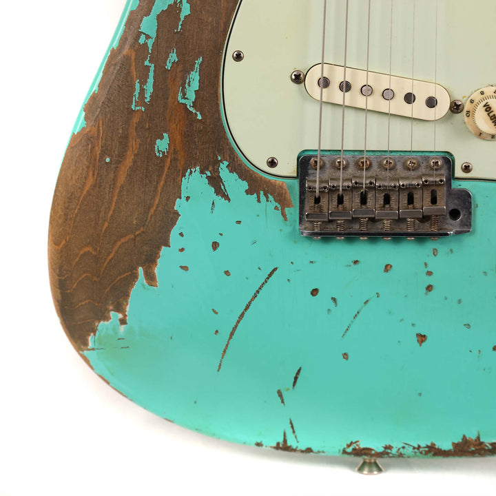 Fender Custom Shop 1962 Stratocaster Ultimate Relic Seafoam Green Masterbuilt Jason Smith 2015