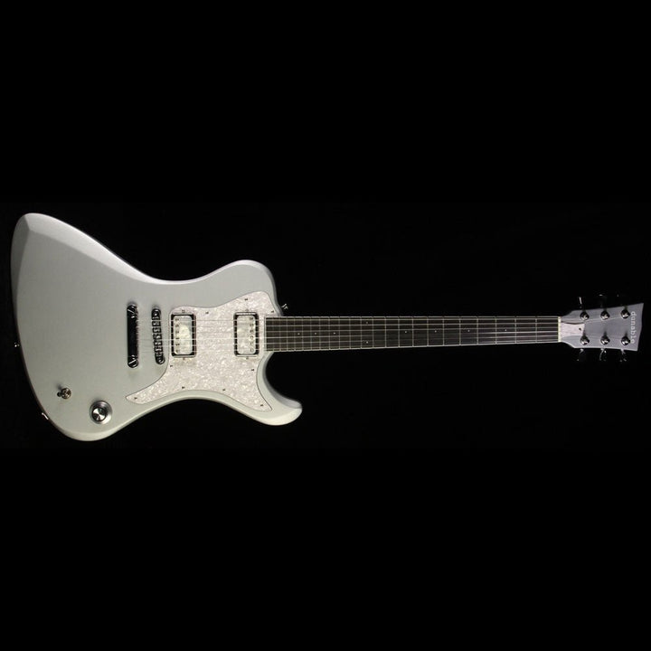 Dunable R2 Electric Guitar Satin Silver with Pearloid Pickguard