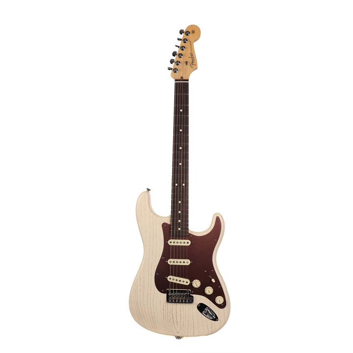 Fender FSR American Stratocaster Rustic Ash Olympic White 2013