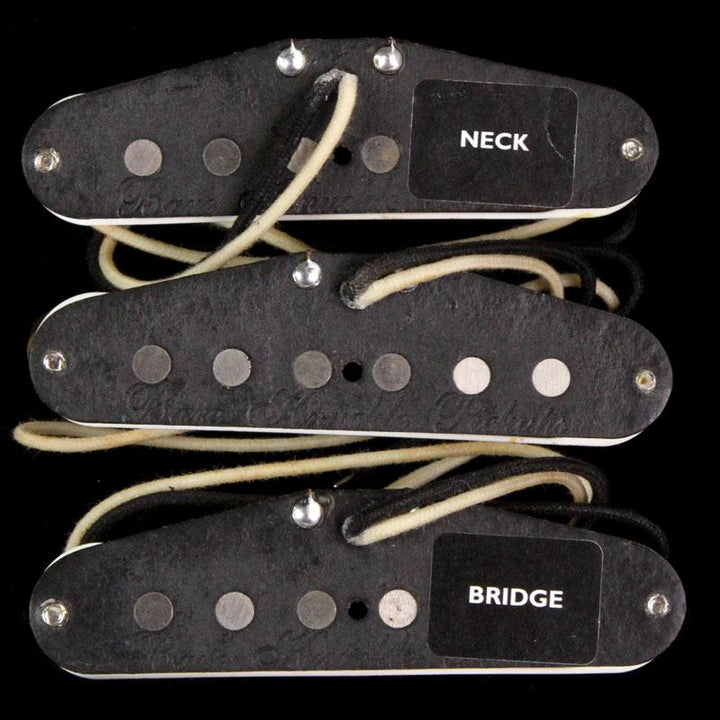 Bare Knuckle Apache Single Coil Pickup Set Aged Parchment Vintage Stagger