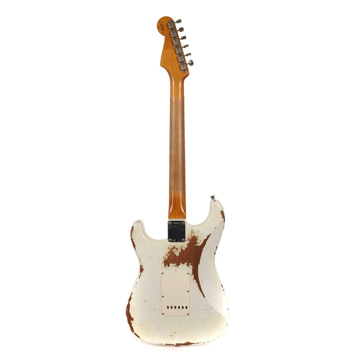 Fender Custom Shop '60s Roasted Mahogany Stratocaster Heavy Relic Olympic White 2017