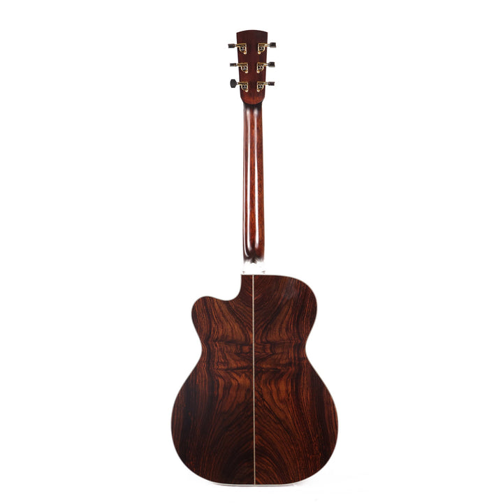 Huss & Dalton OM-C Thermo-Cured Red Spruce and Indian Rosewood Acoustic-Electric Used