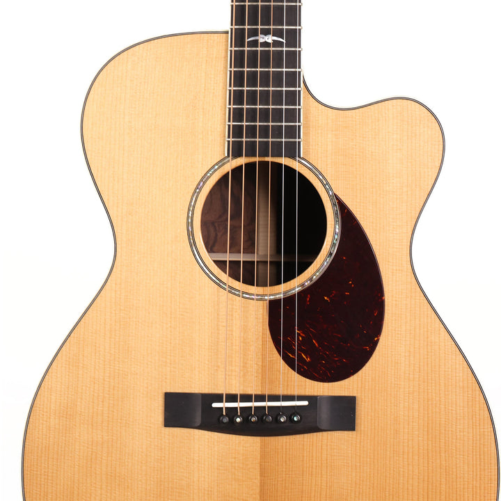 Huss & Dalton OM-C Thermo-Cured Red Spruce and Indian Rosewood Acoustic-Electric Used