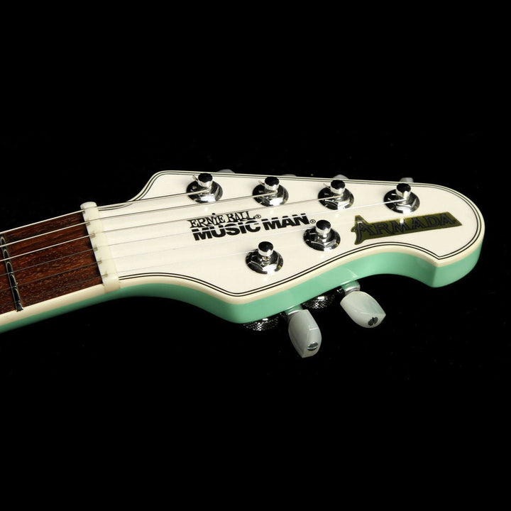 Ernie Ball Music Man Armada Electric Guitar Mint Green and Pearl White