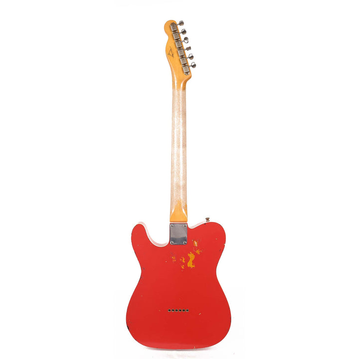 Fender Custom Shop 1962 Telecaster Custom Relic Fiesta Red over 3-Tone Sunburst Masterbuilt Paul Waller 2023