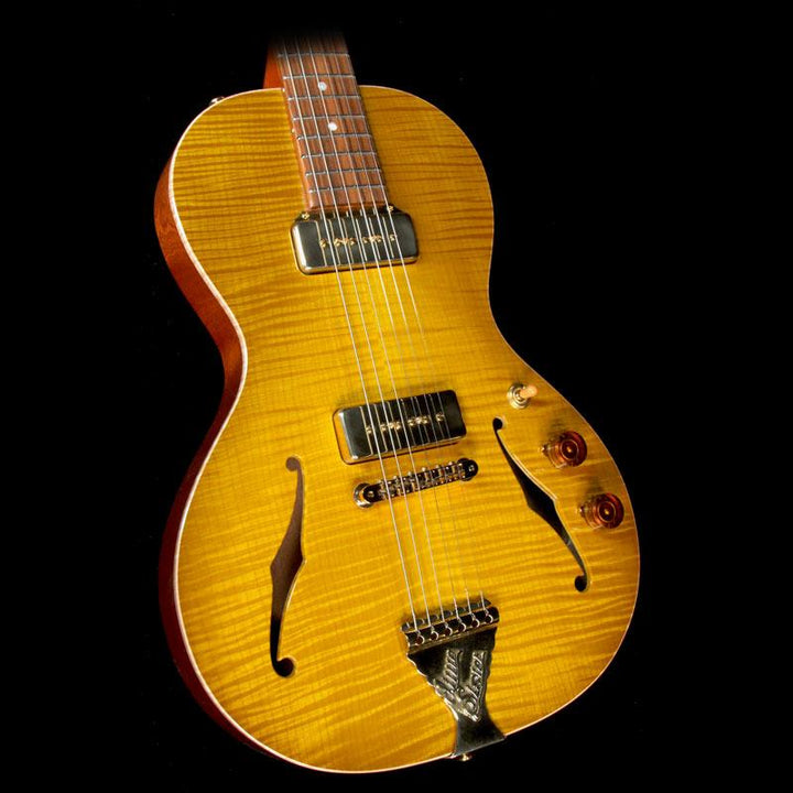 B&G Guitars Little Sister Private Build Electric Guitar Lemon Burst