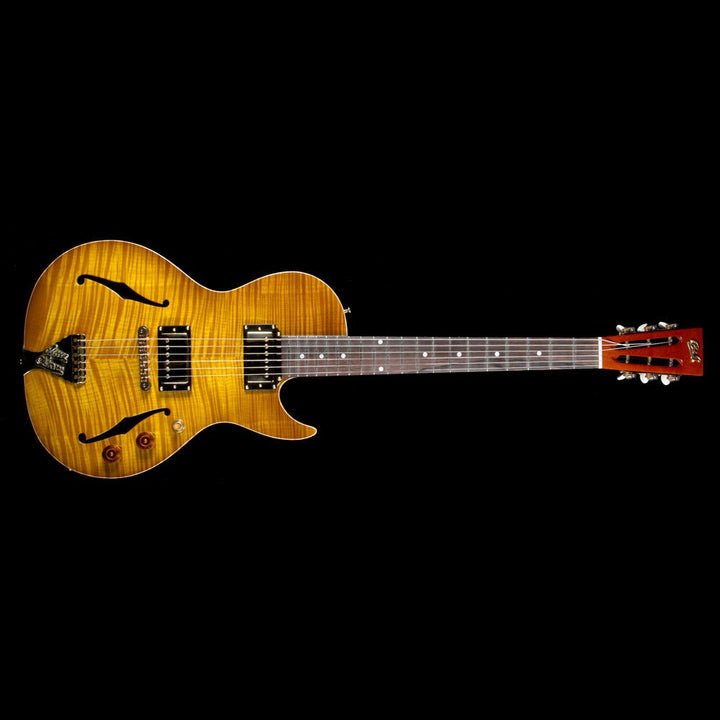 B&G Guitars Little Sister Private Build Brazilian Rosewood Fretboard Electric Guitar Lemon Burst