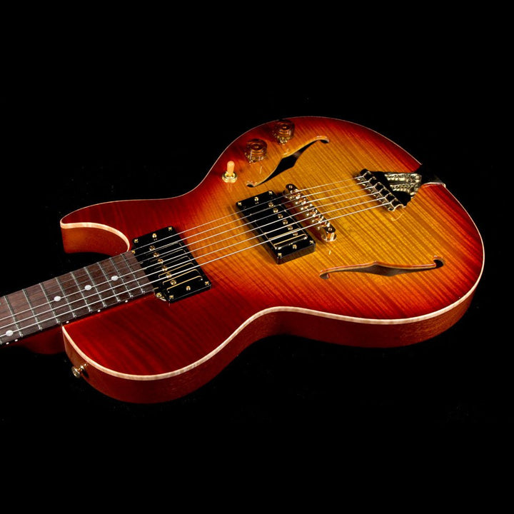 B&G s Little Sister Private Build Brazilian Rosewood Fretboard Cherry Burst