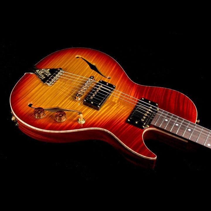 B&G s Little Sister Private Build Brazilian Rosewood Fretboard Cherry Burst