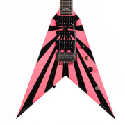 1980 Charvel Vic Vergat Pointy V Pink and Black