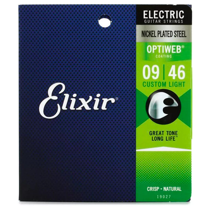 Elixir OptiWeb Electric Guitar Strings Custom Light