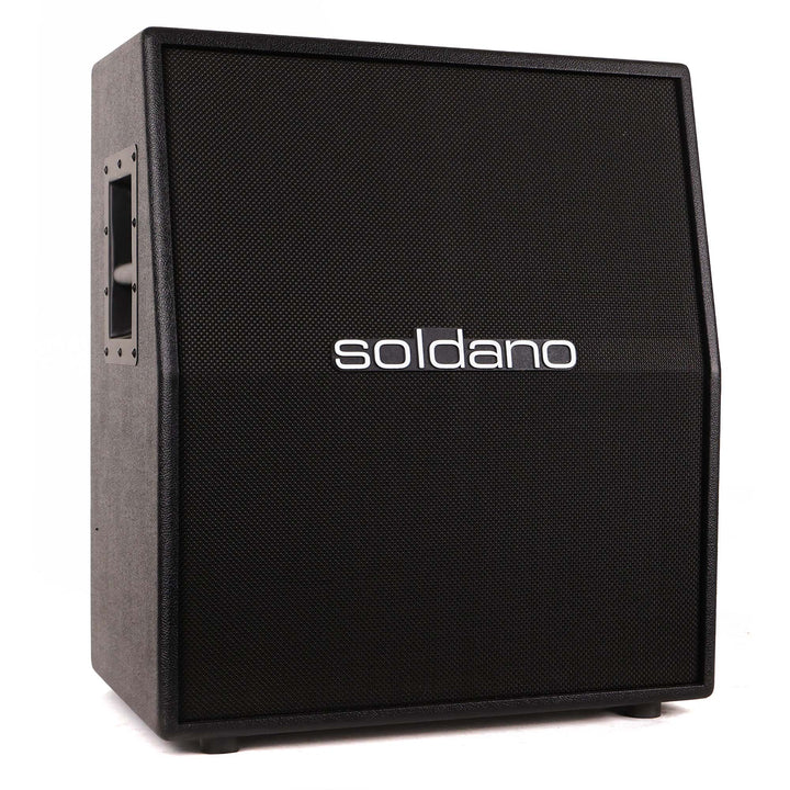 Soldano 2x12 Black Vertical Cabinet - Local Pickup Only