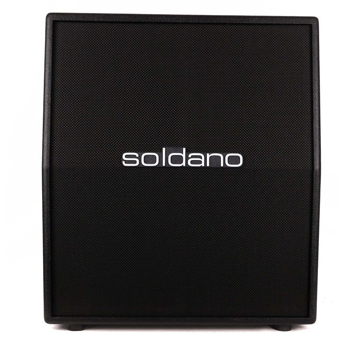 Soldano 2x12 Black Vertical Cabinet - Local Pickup Only