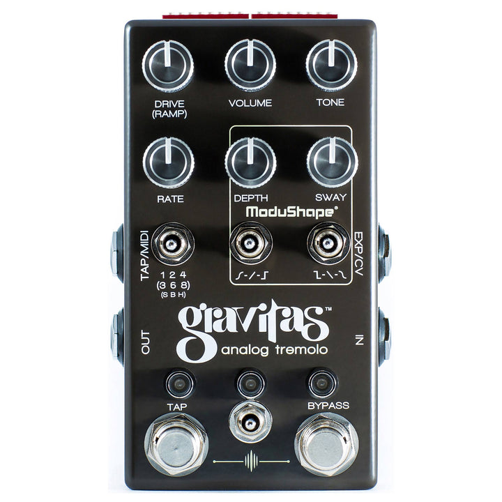 Chase Bliss Gravitas Analog Tremolo Effect Pedal