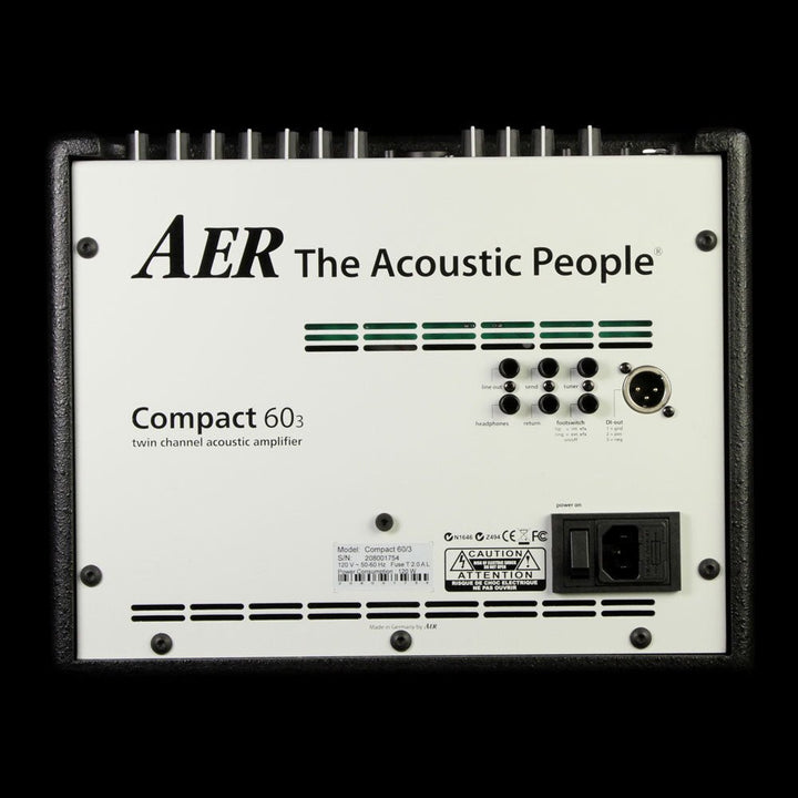 AER Compact 60/3 Acoustic Guitar Combo Amplifier