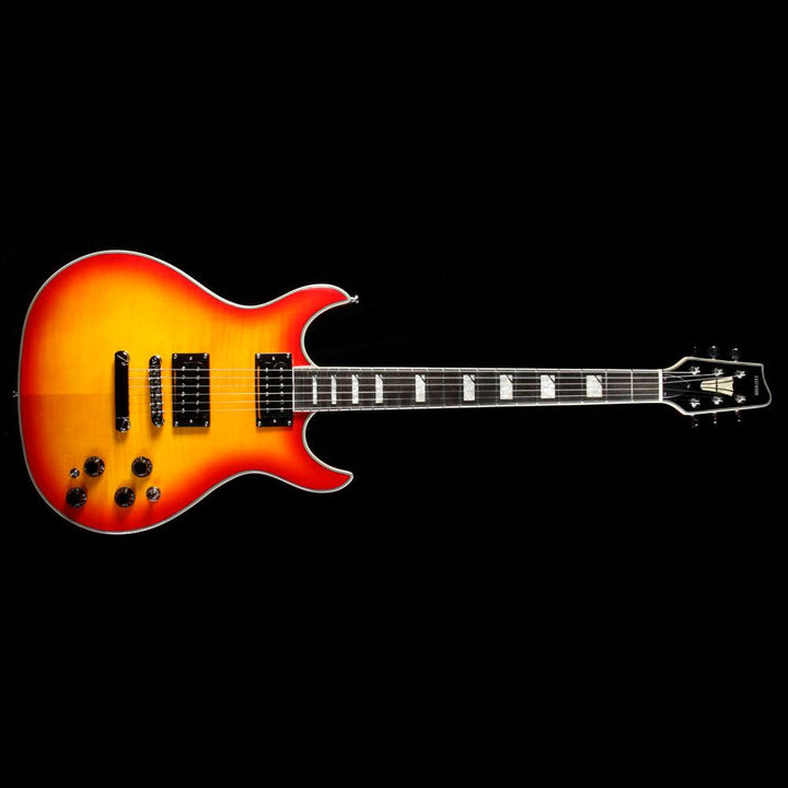 Eastwood Esprit Ultra Flame Top Cherry Burst