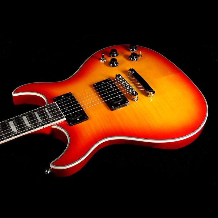 Eastwood Esprit Ultra Flame Top Cherry Burst