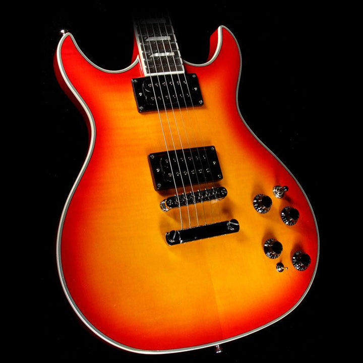 Eastwood Esprit Ultra Flame Top Cherry Burst