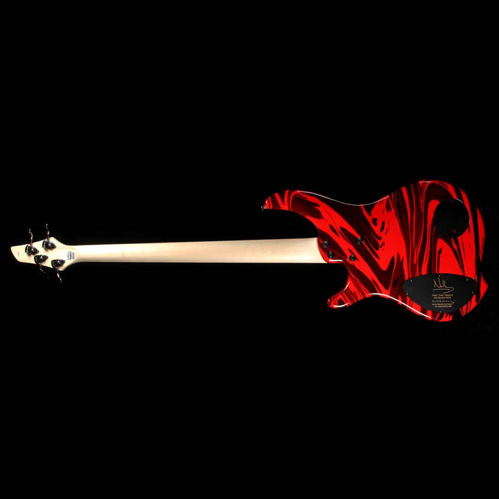 Dingwall NG2 Adam Nolly Getgood Fan Fret 4-String Bass Ferrari Red Swirl Gloss