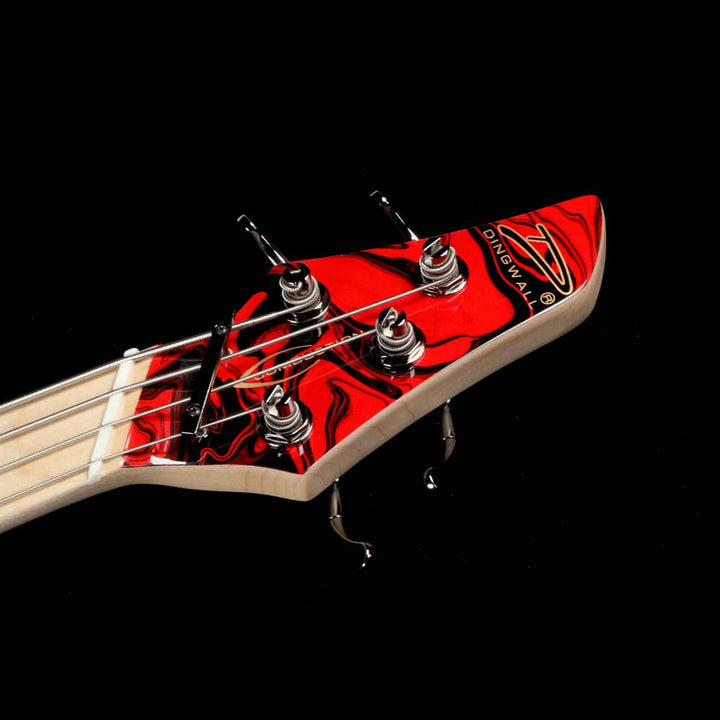 Dingwall NG2 Adam Nolly Getgood Fan Fret 4-String Bass Ferrari Red Swirl Gloss