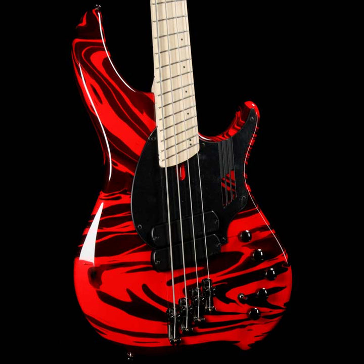 Dingwall NG2 Adam Nolly Getgood Fan Fret 4-String Bass Ferrari Red Swirl Gloss