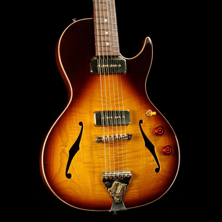 B&G Guitars Little Sister Crossroads Cutaway Tobacco Burst