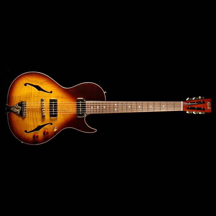 B&G Guitars Little Sister Crossroads Cutaway Tobacco Burst